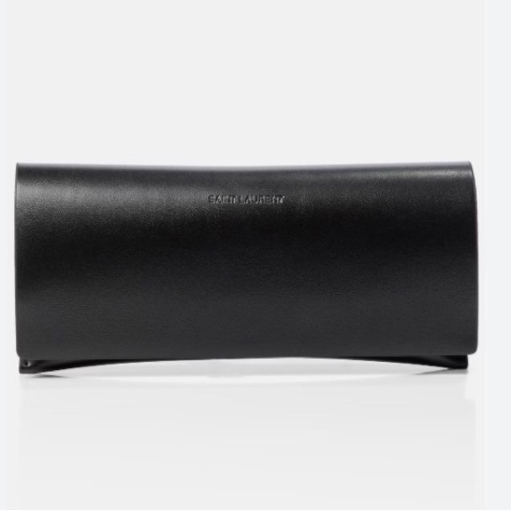 NEW SL677 001 SQUARE UNISEX SAINT LAURENT BLACK EYEGLASSES SL 677 001 EYEGLASSES - Picture 3 of 3
